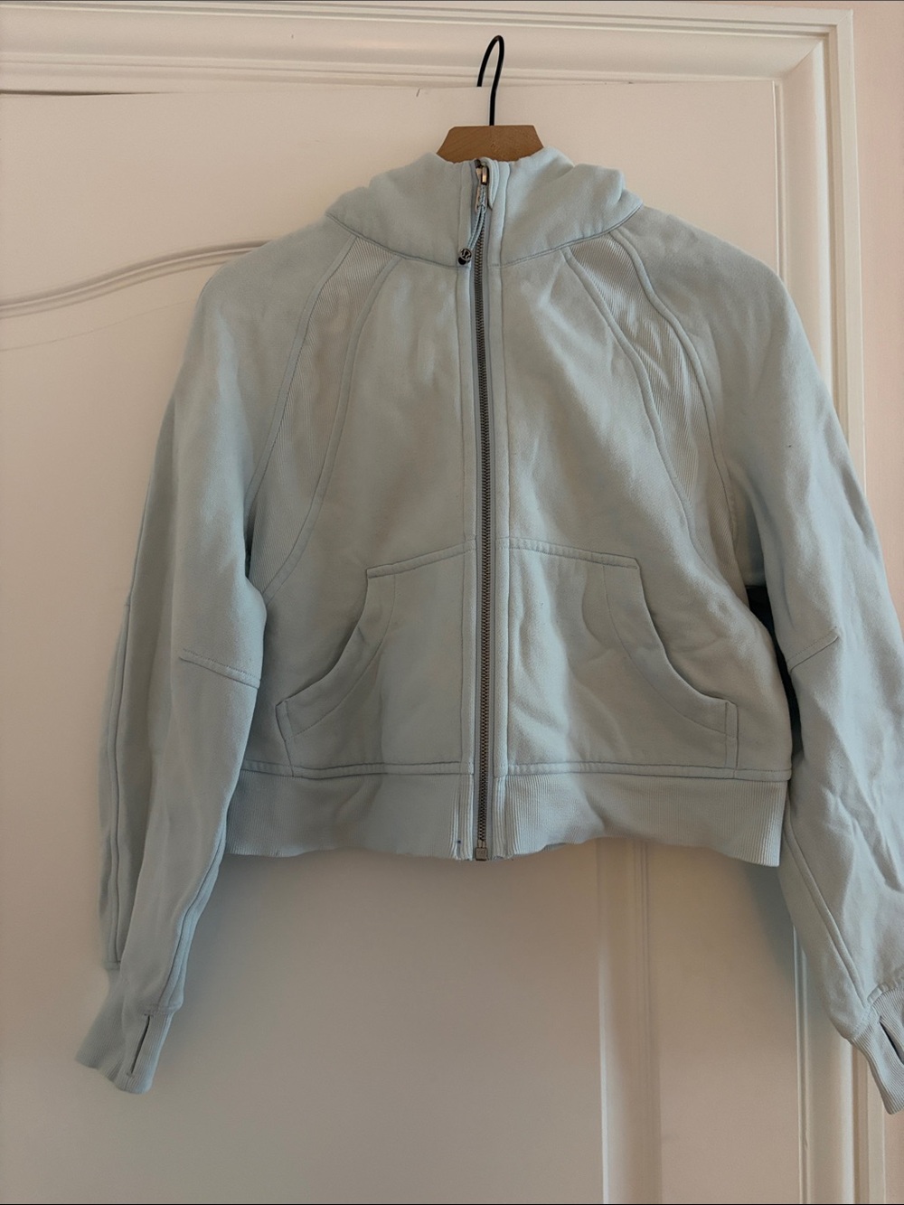 Lululemon Light Blue Women's Zip Scuba